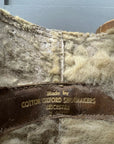 WWII Military Brown Leather Flying Army Boots with Boot Trees Jack Boots