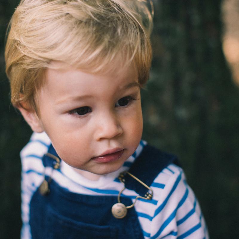 Blue Breton Stripe Top