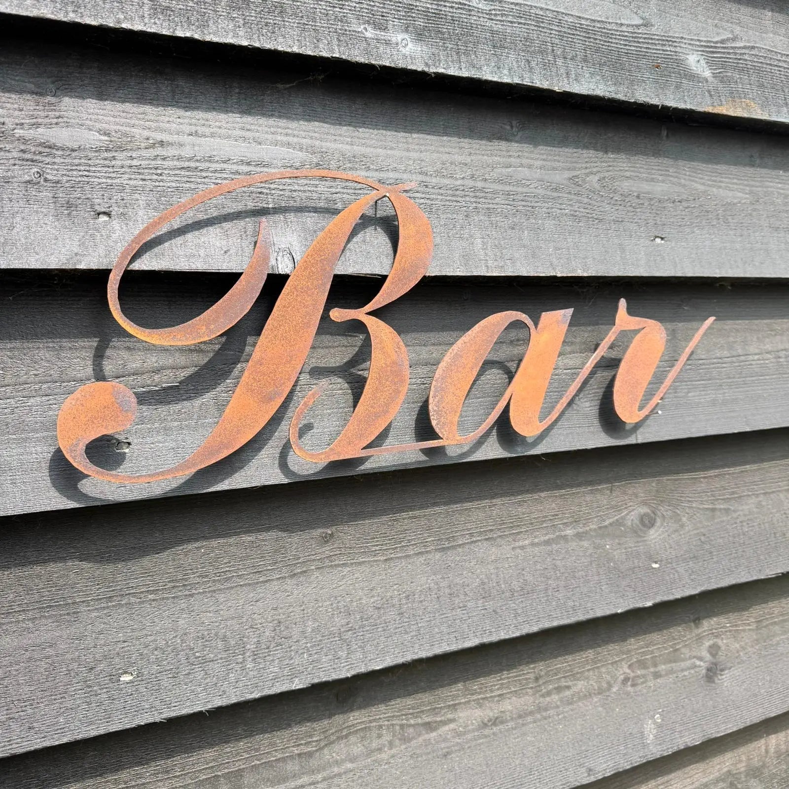 Rustic Bar Sign for Home &amp; Garden
