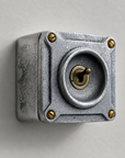Single Gang Cast Aluminium Conduit Toggle Light Switch | 2 Way