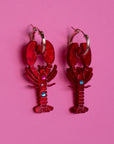 Lobster Hoop Earrings