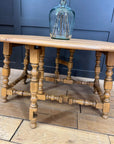 Vintage Ercol Model 506 Drop-Leaf Coffee Table in Light Elm – Tall Windsor Style