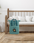 Back & Tan Dachshund Roll-Top Backpack – Small Dog, Big Adventure!