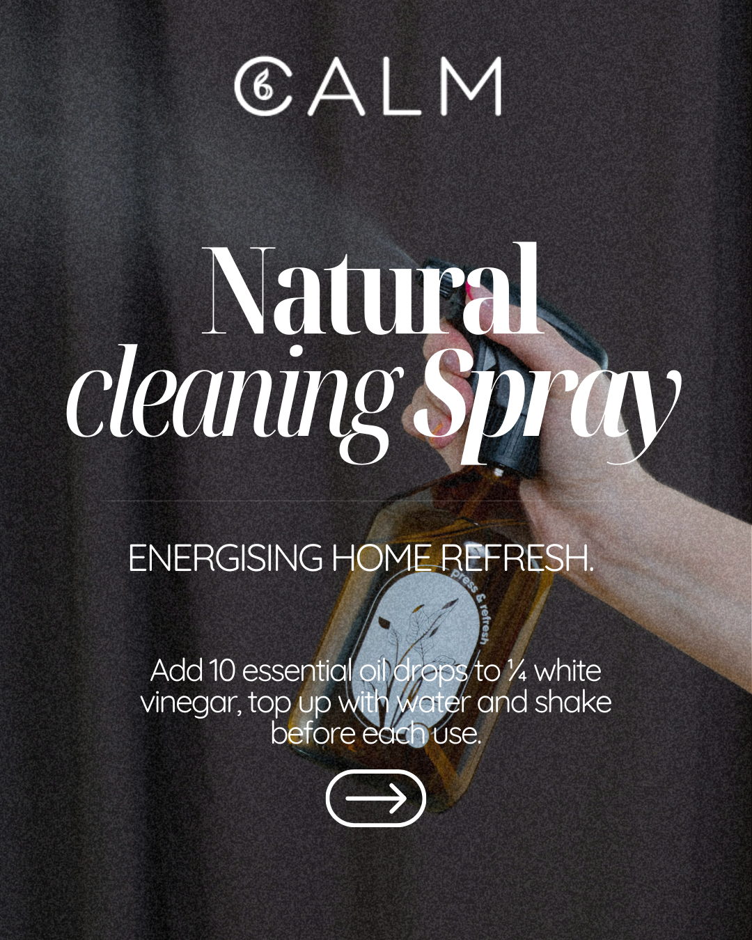 Live Calm – Energy &amp; Immunity Boost Blend with Eucalyptus, Lemon &amp; Peppermint