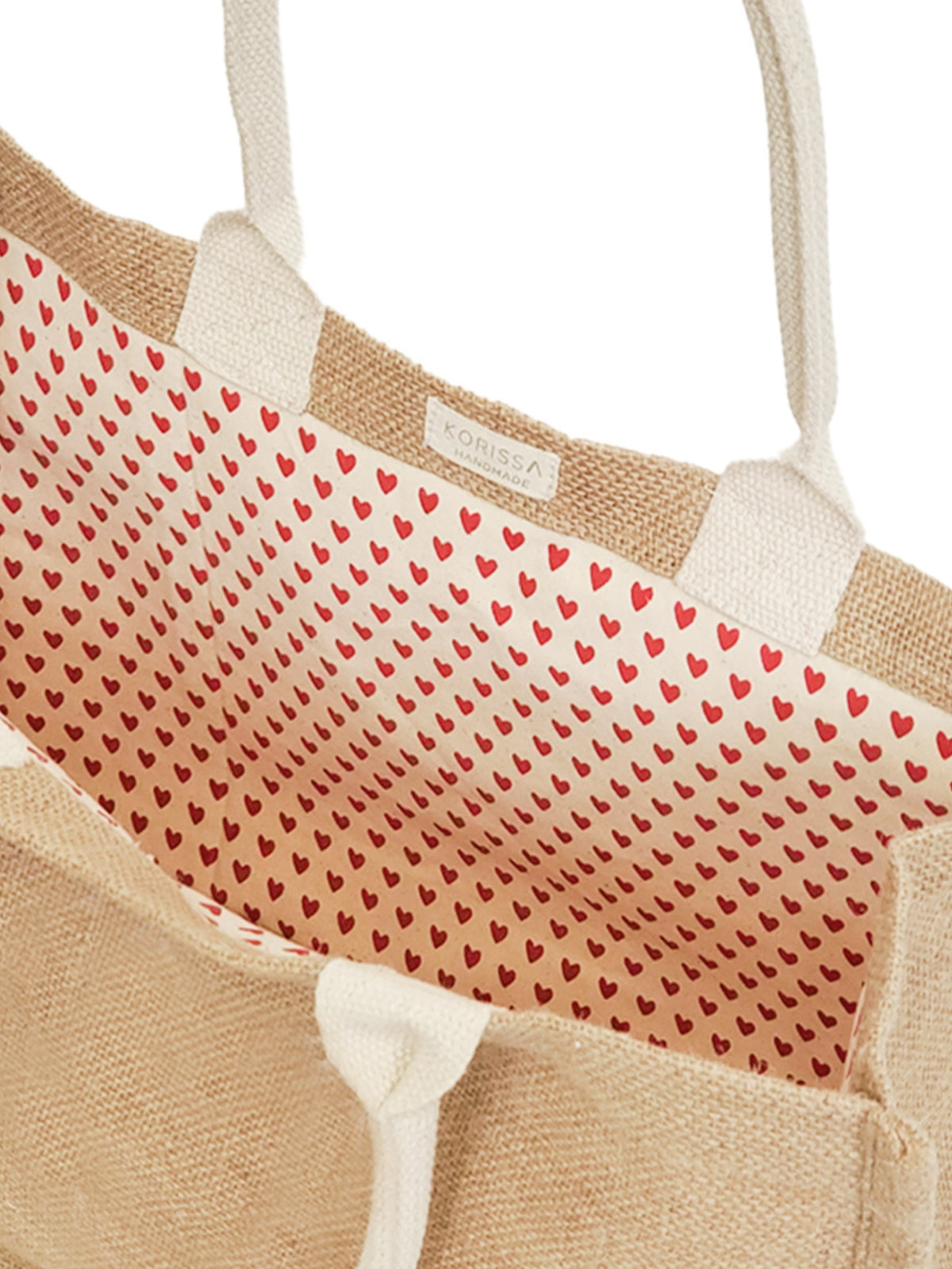 Jute Canvas Gift Bag With Pompom (M)