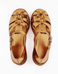 Golden Handmade Leather Fisherman Sandals