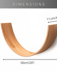Handmade Wooden Toilet Paper Holder - Smile