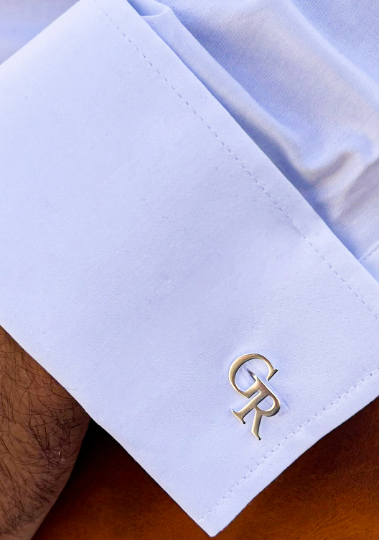 Custom Monogram Letter Cufflinks