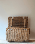 Victorian Industrial Basket On Wheels