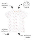 Peter Pan Short Sleeved T-Shirt - Floral