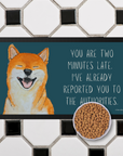 Shiba Inu Pet Bowl Mat