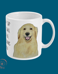 Golden Retriever Mug – ‘Every Sip You Take, I’ll Be Watching You