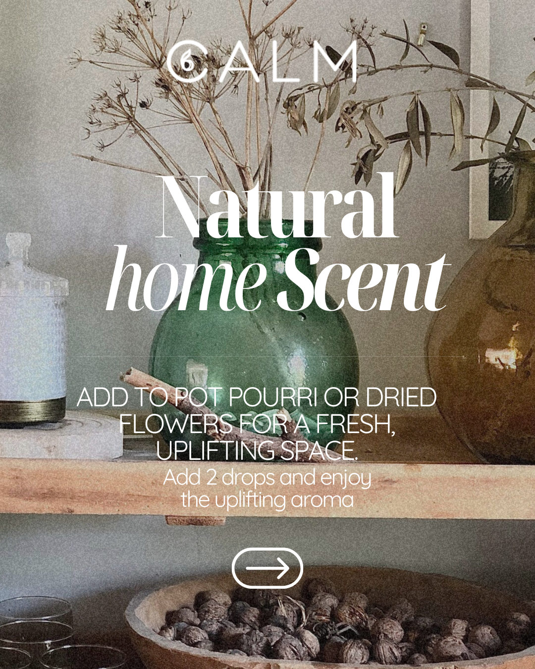 Breathe Calm – Stress Relief &amp; Uplift Blend with Sweet Orange, Lavender &amp; Frankincense
