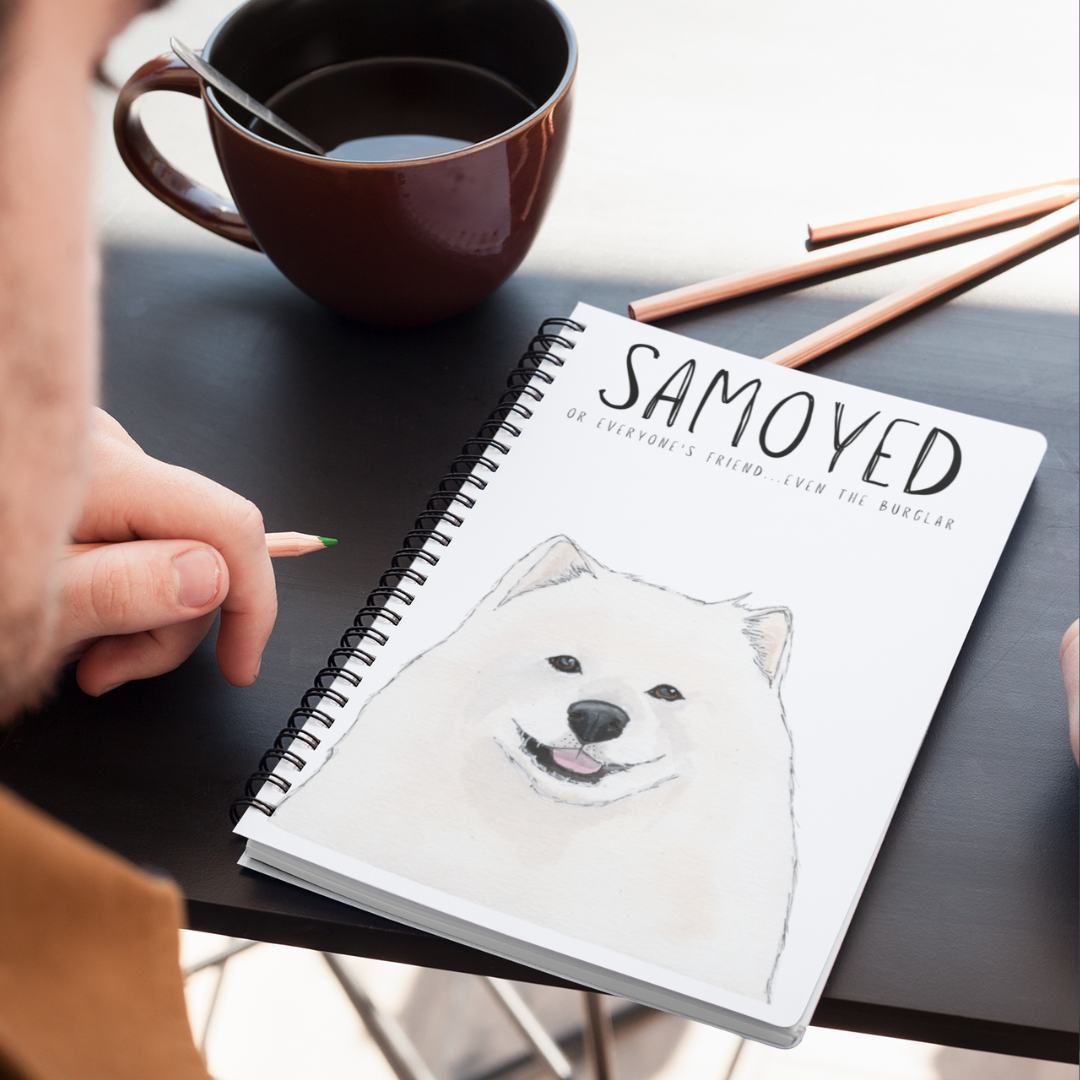 Fluff &amp; Scribbles: The Samoyed Notebook of Unleashed Ideas