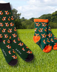 Fox Matching Bamboo Socks (Adult & Child)
