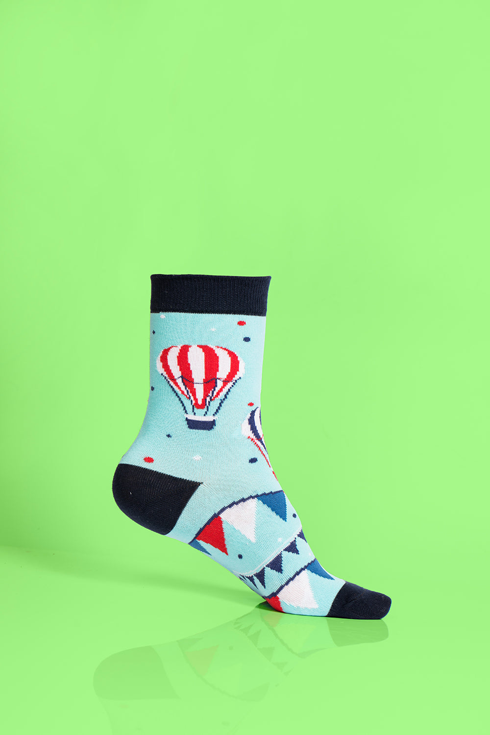 Luxury unisex panda mismatched socks, premium cotton blend, best-selling animal print, cozy winter design, trendy festive gift by Body and I at brixbailey.com