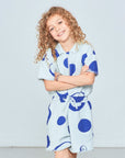 Blue Boys and Girls Jumpsuit-1