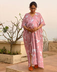 Rose gold Free Thinker Maternity "Stunningly Simple" Style Caftan | Soft Jersey Knit Organic Cotton | Maternity House Dress