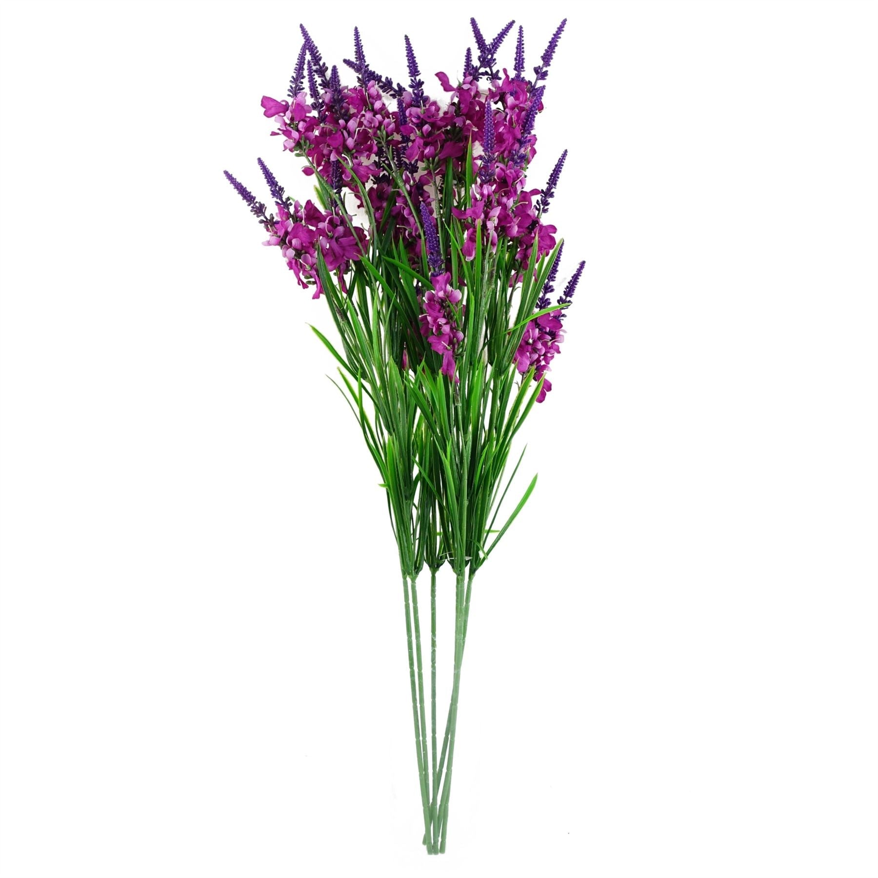 Pack of 6 x Artificial Flowers Dark Pink Larkspur Artifical Stem 80cm-1
