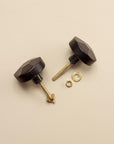 Uma Black Stone Drawer Knobs