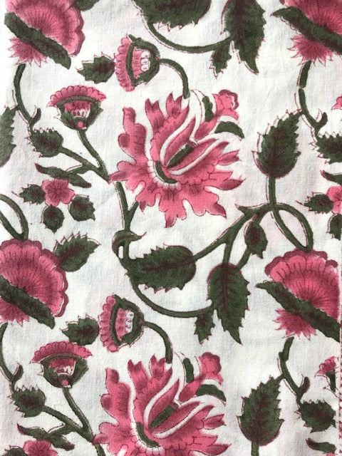 Pink Botanic Tablecloth