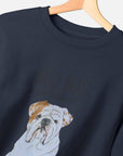 Bulldog Grit: Furry Road Drill Men’s Crewneck Sweatshirt for the Bold!