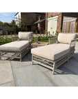 Luxury Outdoor Lounger Set Beige