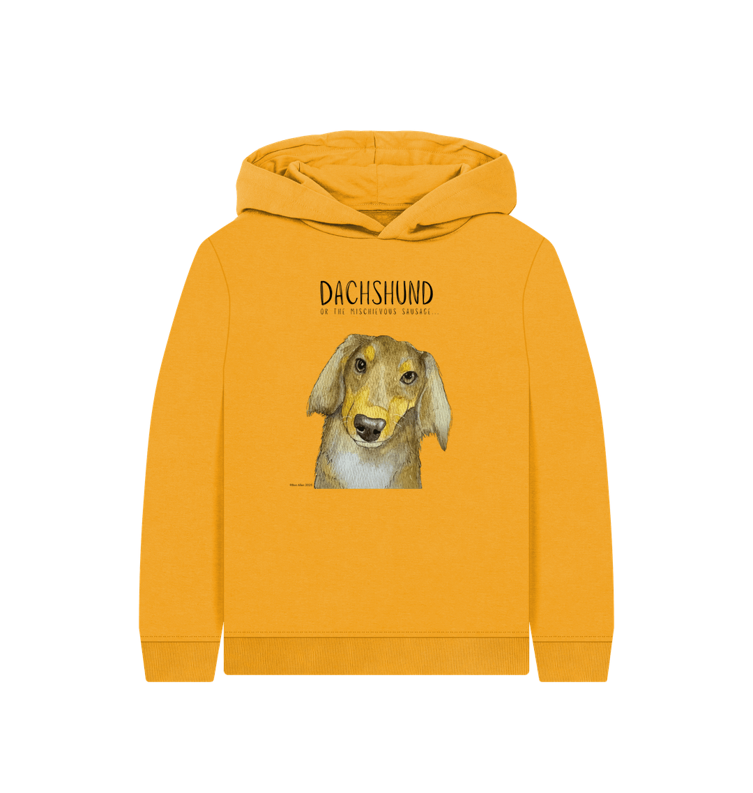Mischievous Long Haired Sausage Hoodie – Snuggles, Sass &amp; Sustainability!