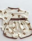 Bear 2 Piece T-Shirt & Shorts Set