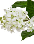 White Lilac Artificial Flower Stem