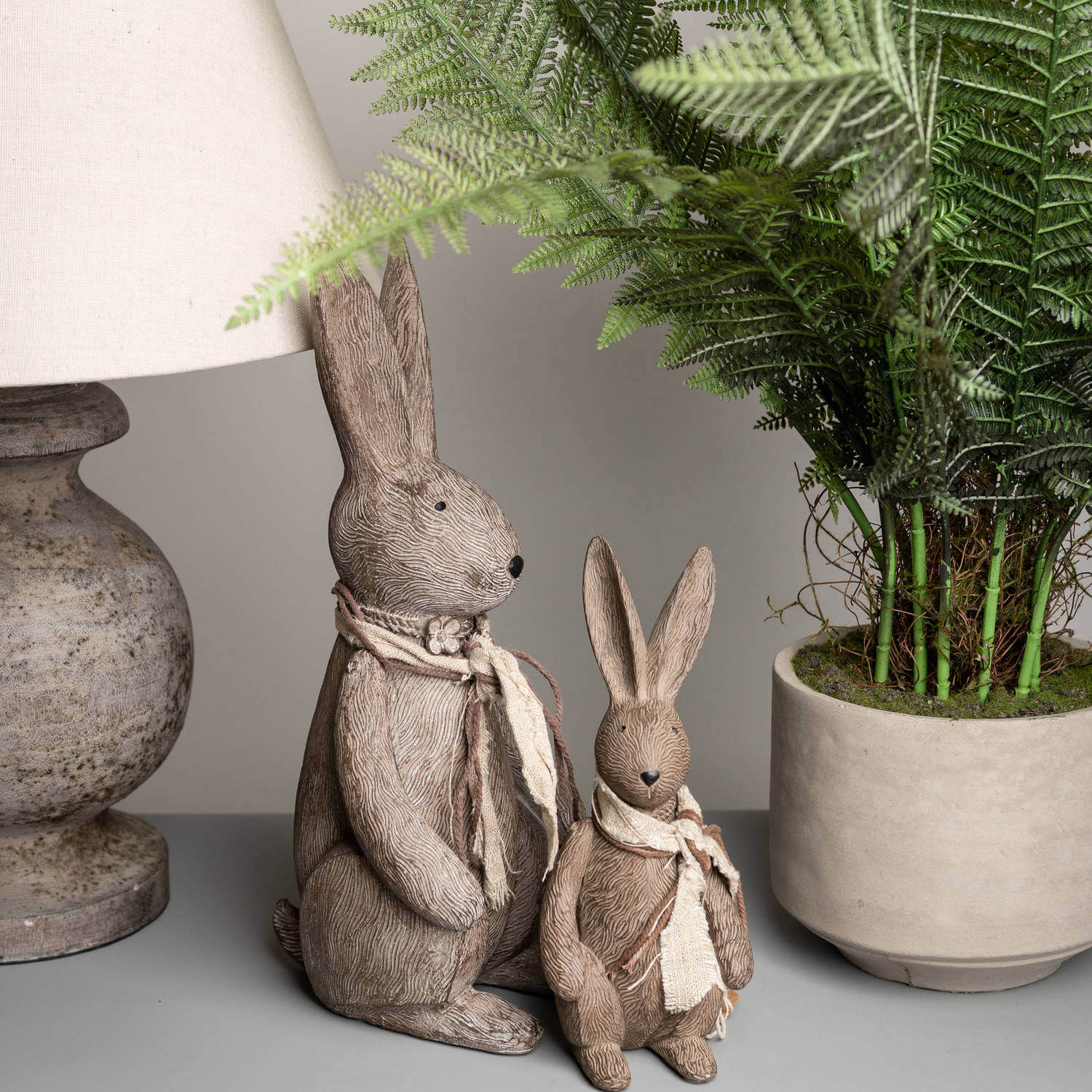 Cozy Large Winter Bunny Rabbit | Soft Plush Gift