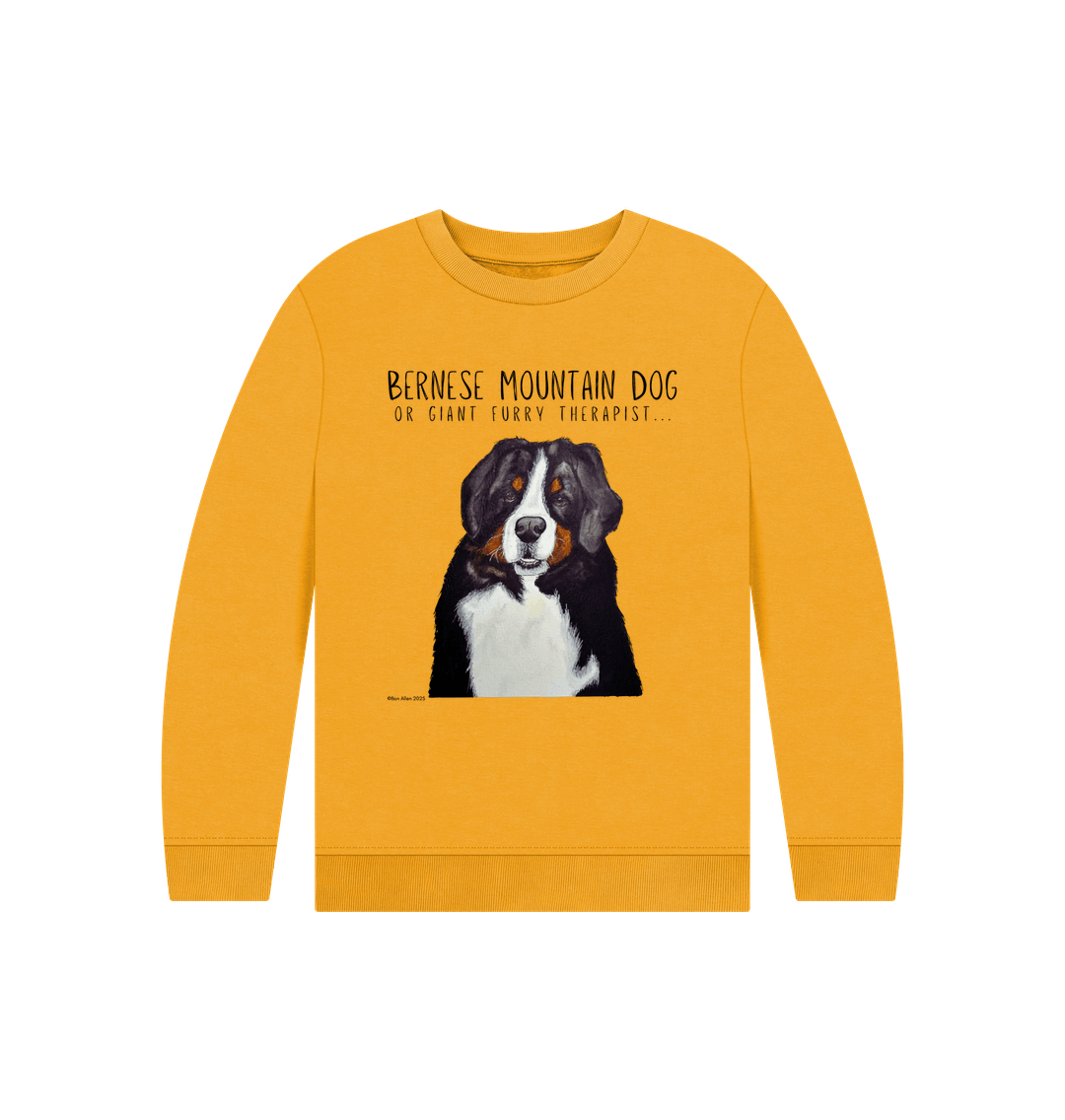 Bernese Mountain Dog Child's Sweatshirt – The Ultimate Giant Furry Therapist!