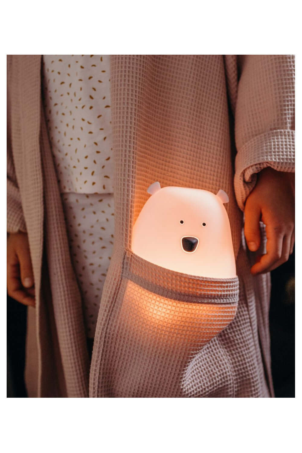 Big Teddy Bear Night Lamp – Safe, Soft, Colorful Kids Light by Rabbit &amp; Friends at brixbailey.com