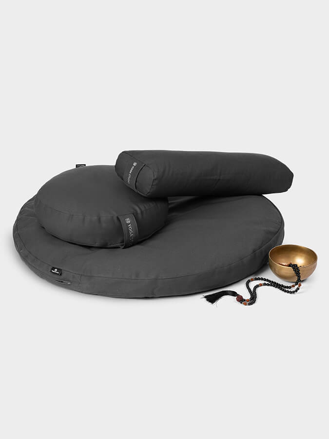 Yoga Studio EU Round Organic Zabuton Meditation Cushion Kit - Zafu &amp; Pranayama