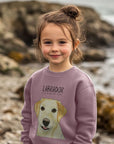 Crumb Catcher in Chief – The Yellow Labrador Kids' Sweatshirt