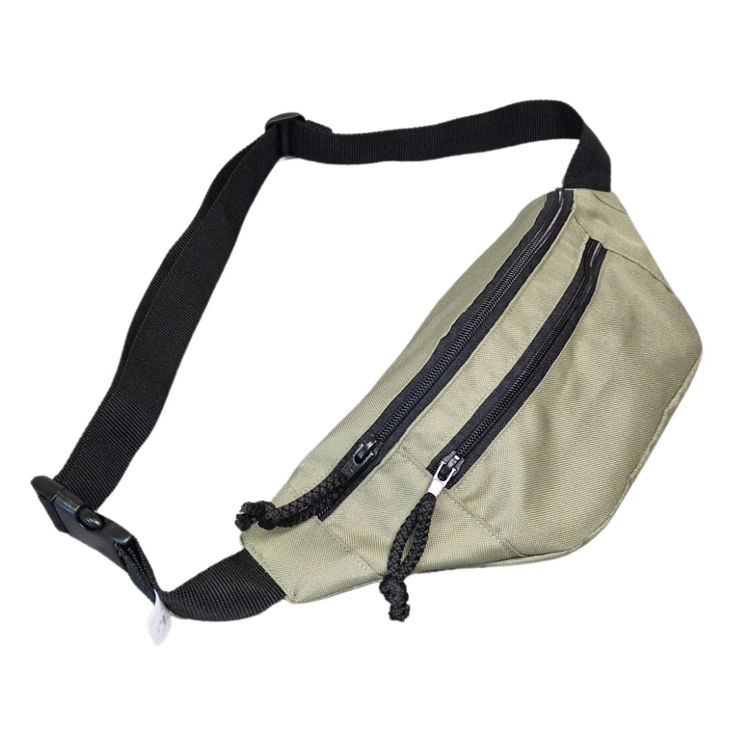 Classic Water Resistant Waist Bag in Moss Green