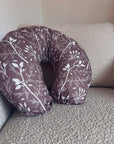 Mini Moon Feeding Pillow - Rosehip