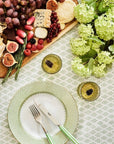 4-Piece Candy Stripe Green and White Cutlery Set