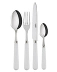 4- Pieces Pop Unis White Cutlery Set