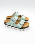 BUBBLES | Platform Sandal Aqua Blue