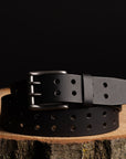 The Double Hole Belts - 2 PC Gift Set