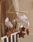 Handmade Sleeping Teddy baby mobile-15