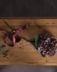 Burgundy Autumn Hydrangea Stem Faux Flower for Home Decor