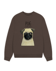 Pug Women's Oversized Sweatshirt