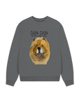 Snuggle in Style – Red Chow Chow Ladies Oversized Sweatshirt!