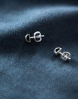 Minimalist Silver 925 Stud Earrings - Sleek & Lightweight Design by Maarja Palu at www.brixbailey.com