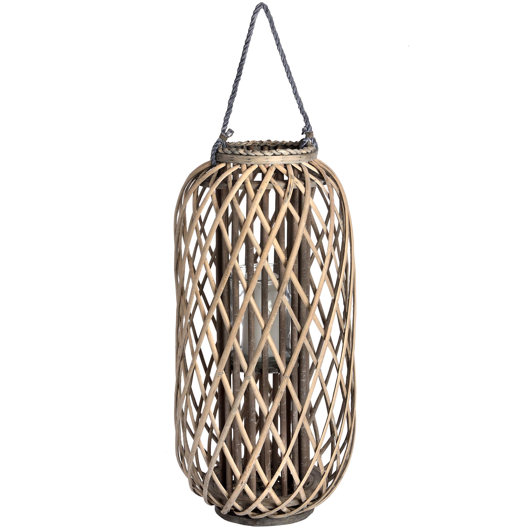Tall Wicker Lantern | Elegant Outdoor &amp; Indoor Lighting
