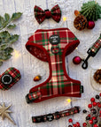 Tartan Me Up - Red & Cream Tartan Dog Snood