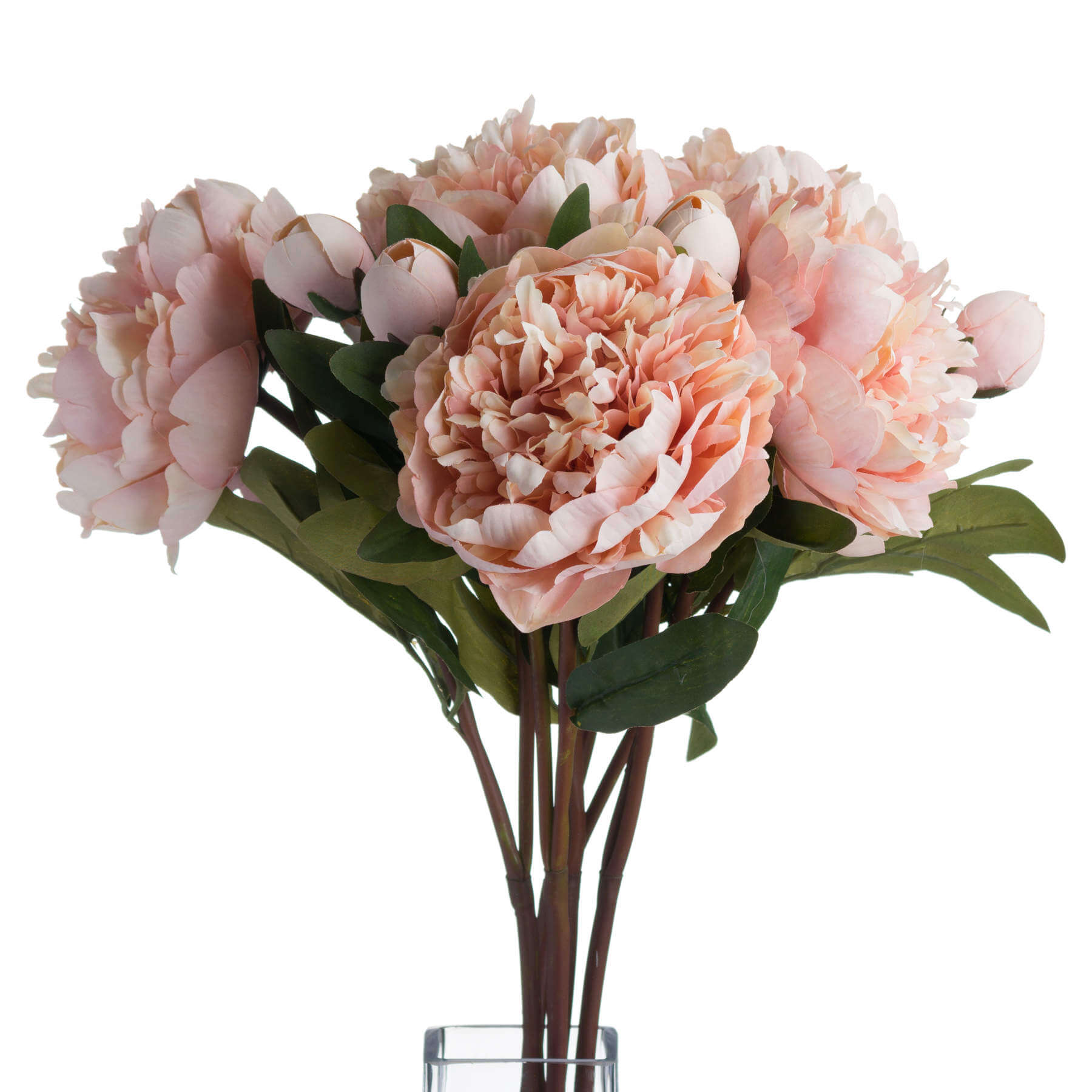 Blissful Peach Peony Rose Bouquet | Fresh Floral Elegance