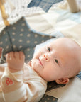 Small Baby Activity Mat in Blue 80 x 80 cm